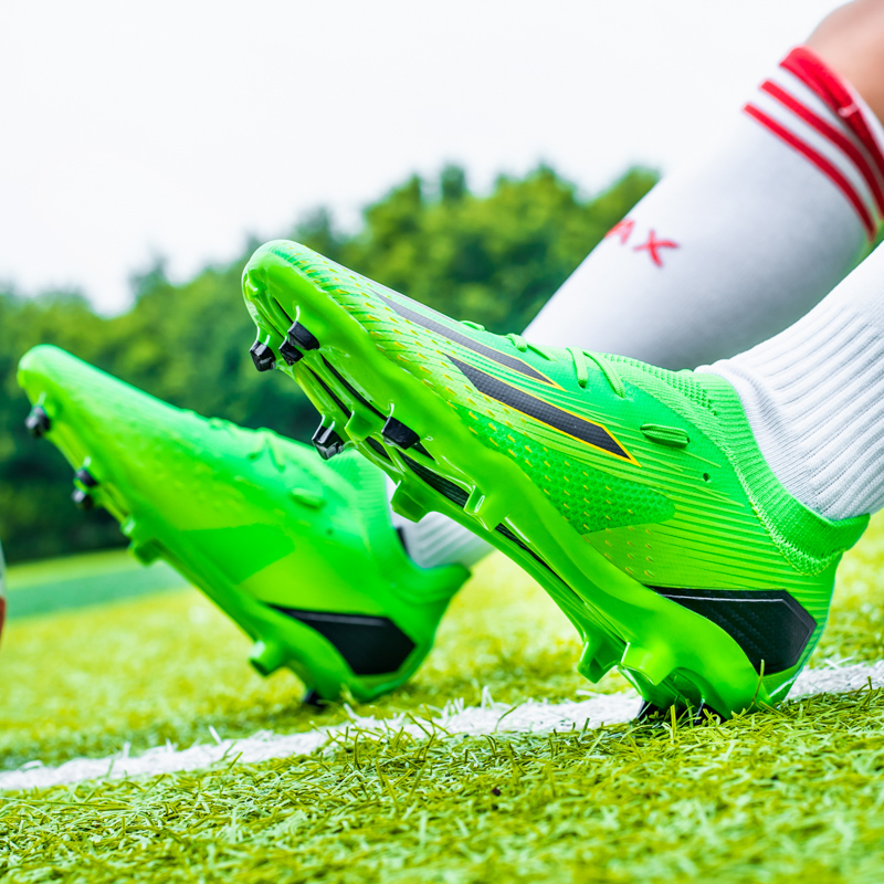FG/TF Soccer Shoes Society Men's Football Boots Grass Anti-Slip Outdoor Training Cleats Futsal Sneakers Children Sports Footwear