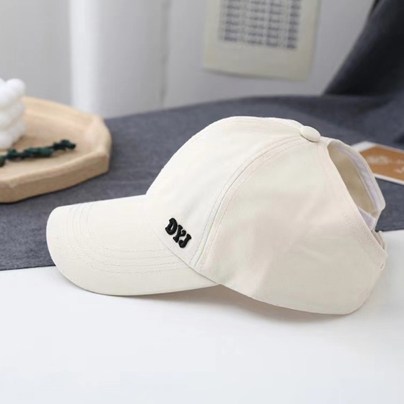 Baseball cap Snapback ponytail half empty top cap kpop hat women sun protection sunshade sports hat casual