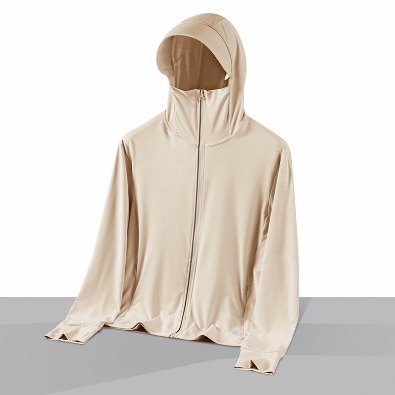 YJKVUR Summer UPF 50+ UV Sun Protection Hoodie Jacket Men 2024 New Lightweight Hiking Zip up Outdoor Long Sleeve Sun Shirt Coat