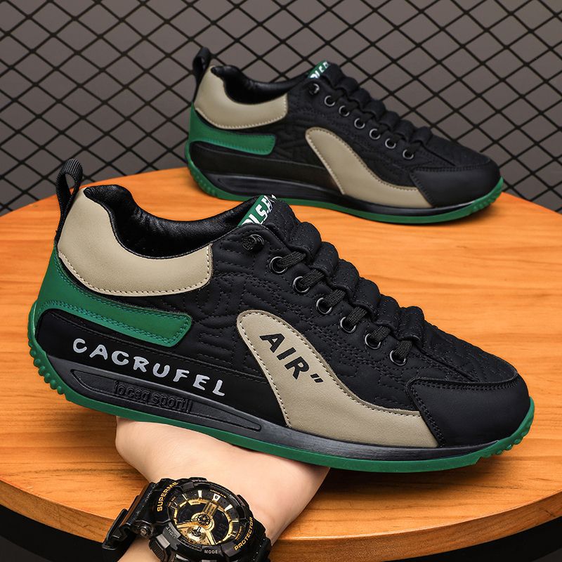 2024 new low-top slip-on men's Korean-style sneakers soft-soled  cross-border men's shoes