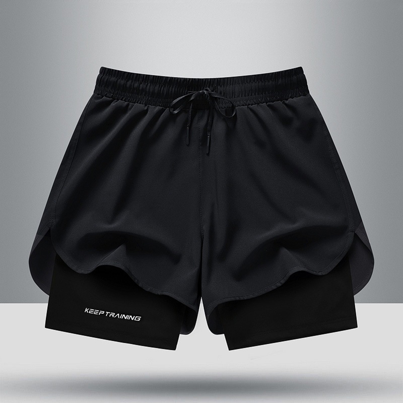 ??? ??? New High Quality Ice Silk Sports Running Shorts Summer Thin Comfortable Cool Breathable Sports Fitness Quick Drying Pants