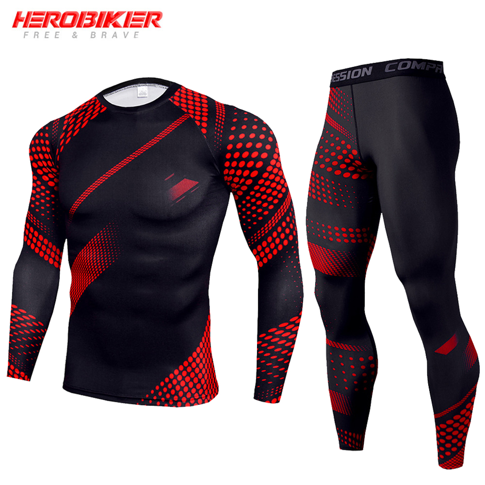 Men's Workout Sports Suit Gym Fitness Compression Sportswear Set Running Jogging Sport Wear Clothes Exercise Rashguard Tracksuit