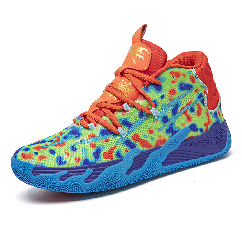 2024 New Sports Student Ultra Light Shock Absorbing Running Shoes Male Student Practical Basketball Shoes