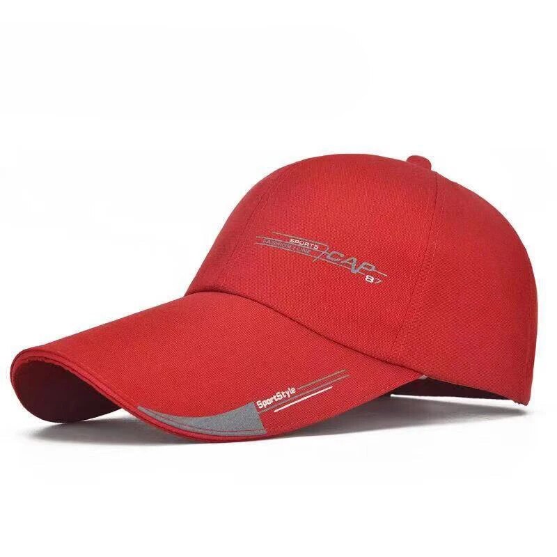 Baseball Hat Fashion Korean Youth Outdoor Sunscreen Large Brim Extended Brim Spring and Autumn Trendy Canvas Duck Tongue Hat Tou