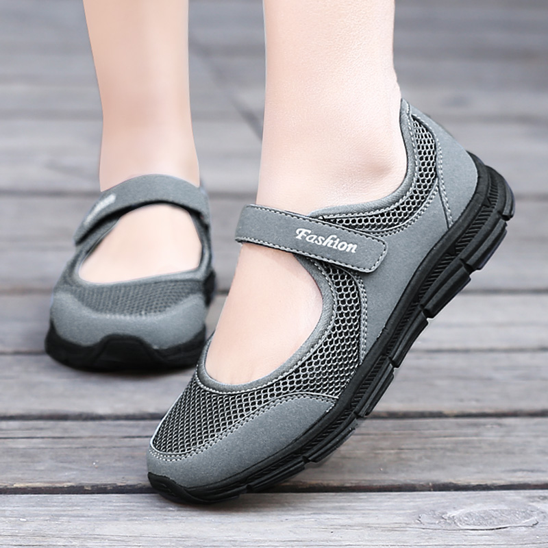 Summer Women Casual Shoes Soft Portable Sneakers Walking Shoes Flat Soles for Women Breathable Slip on sneakers