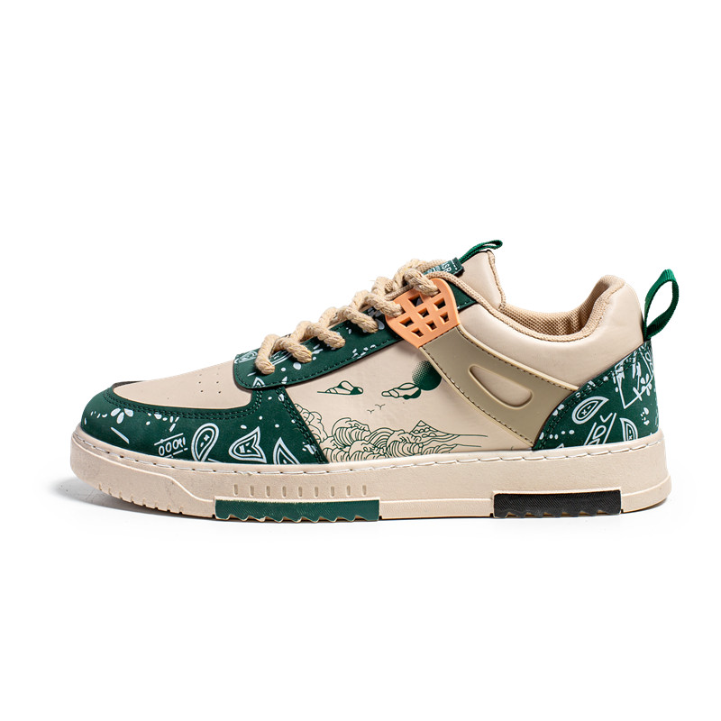 Men's Casual Shoes Four Seasons Korean Edition Versatile Trendy Shoes Fashion Soft Sole Comfortable student Sports Running Shoes