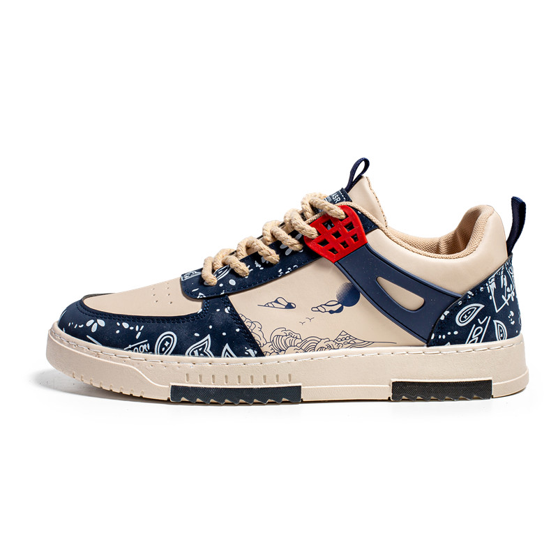 Men's Casual Shoes Four Seasons Korean Edition Versatile Trendy Shoes Fashion Soft Sole Comfortable student Sports Running Shoes
