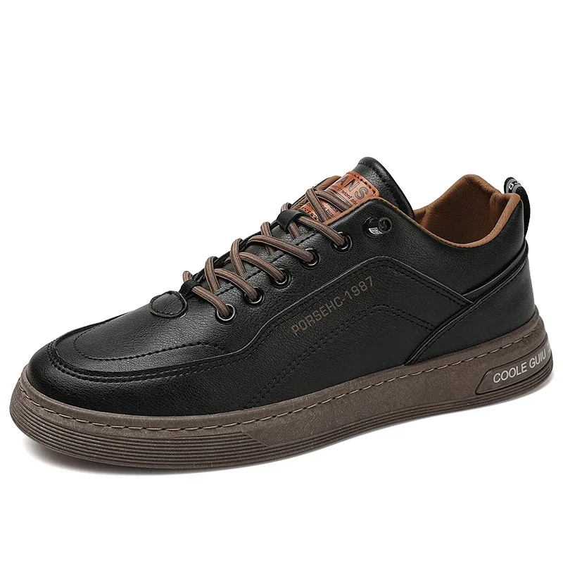 Casual Loafers White Soft Leather Moccasins Taller Shoes Man Sneakers Zapatos De Hombre Zapatos Casual Hombre Spring Men Shoes