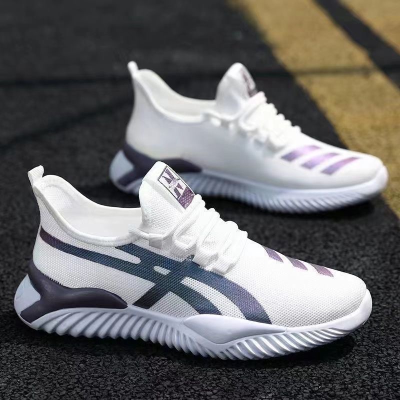 Fashionable and Comfortable Men's Casual Sneakers with Soft Sole for Running and Leisure