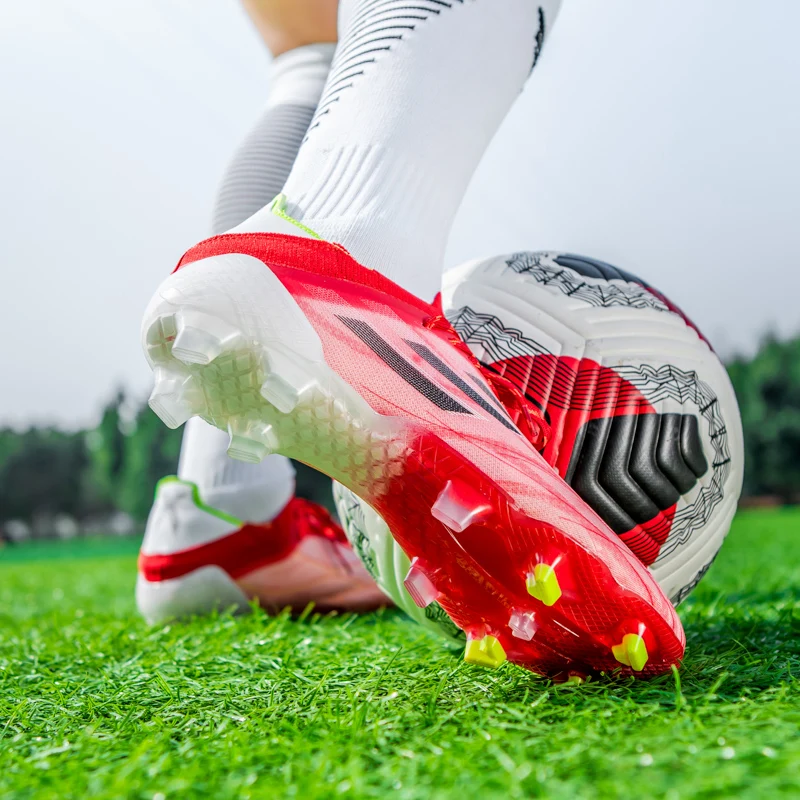 High Quality Ultralight Mens Soccer Shoes Non-Slip Turf Soccer Cleats for Kids TF/FG Training Football Boots Chuteira Campo 2060